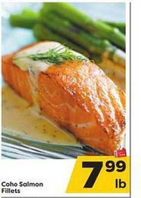 Weis Markets Coho salmon fillets offer