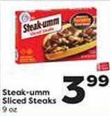 Weis Markets Steak-umm sliced steaks offer