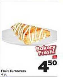 Weis Markets Fruit turnovers offer