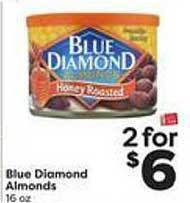 Weis Markets Blue diamond almonds offer