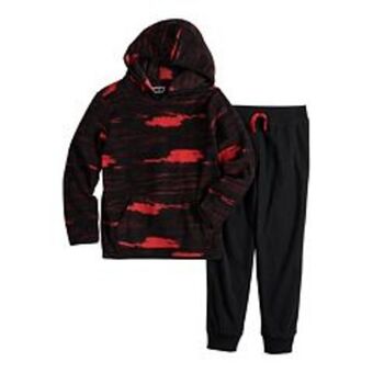 Kohl's Boys 4-12 jumping beans® microfleece active hoodie & jogger pants set offer