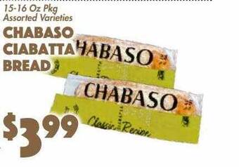 Chabaso ciabatta bread