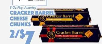 The Food Emporium Cracker barrel cheese chunks offer