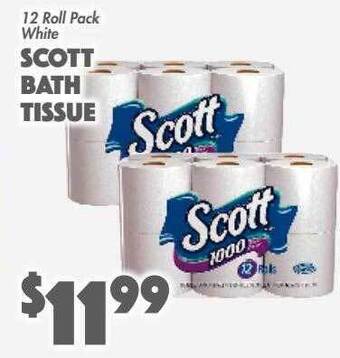 The Food Emporium Scott bath tissue offer