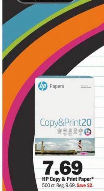 Meijer Hp copy & print paper offer