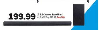 Meijer Lg 2.1 channel sound bar offer