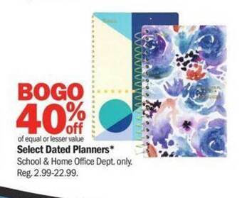 Meijer Dated planners offer