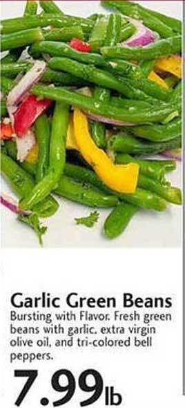 Sunset Foods Garlic green beans offer