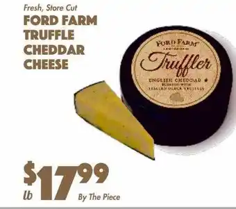 The Food Emporium Ford farm truffle cheddar cheese offer
