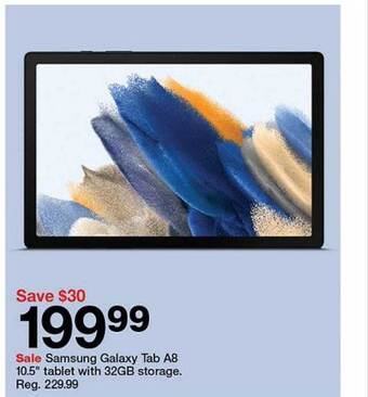 Target Samsung galaxy tab a8 offer