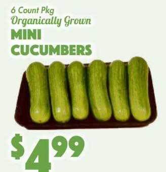 The Food Emporium Mini cucumbers offer