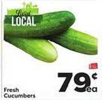 Weis Markets Fresh cucumbers offer