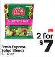 Weis Markets Fresh express salad blends offer