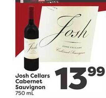 Weis Markets Josh cellars cabernet sauvignon offer