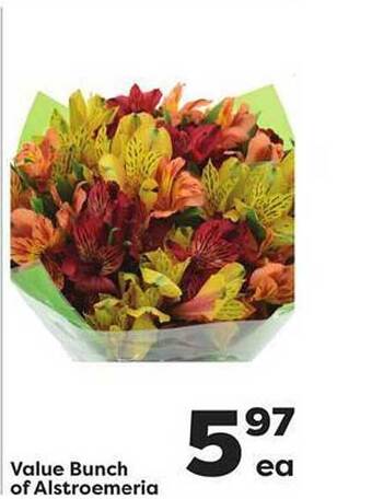 Weis Markets Value bunch of alstroemeria offer