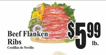 Baja Ranch Beef flanken ribs offer