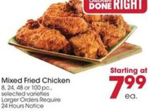 Giant Eagle Mixed Fried Chicken offer