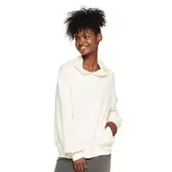 Kohl's Juniors' so® sherpa drop shoulder hooded pullover offer