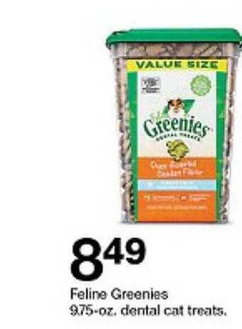 Target Feline greenies dental cat treats offer