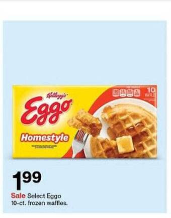 Target Eggo frozen waffles offer