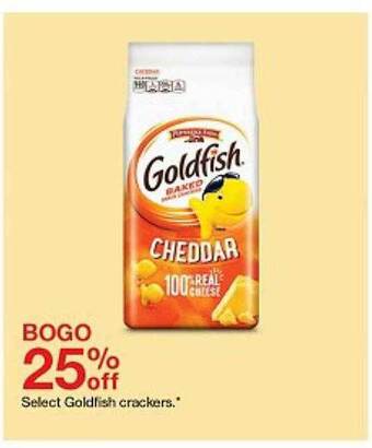 Target Goldfish crackers offer