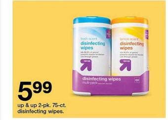 Target Disinfecting wipes offer