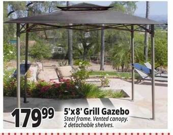 Ocean State Job Lot 5'x8' grill gazebo offer