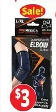 Ocean State Job Lot Compression elbow sleeve offer