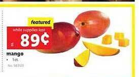 Lidl Mango offer
