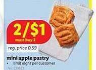 Lidl Mini apple pastry offer