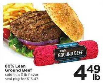 Cub Foods 80% lean ground beef offer