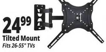 Ocean State Job Lot Tilted mount fits 26-55 offer