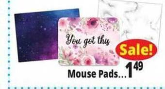 Ocean State Job Lot Mouse pads offer