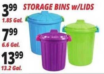 Ocean State Job Lot Storage bins w-lids offer