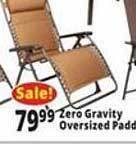 Ocean State Job Lot Zero gravity oversized padded offer