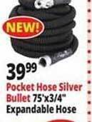 Ocean State Job Lot Pocket hose silver bullet expandable hose offer