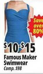 Ocean State Job Lot Famous maker swimwear offer