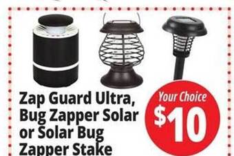 Ocean State Job Lot Zap guard ultra, bug zapper solar or solar bug zapper stake offer