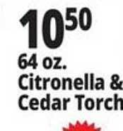 Ocean State Job Lot Citronella & cedar torch offer