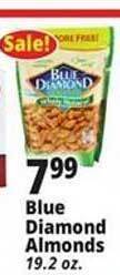 Ocean State Job Lot Blue diamond almonds offer