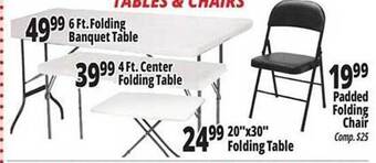 Ocean State Job Lot Tables & chairs offer