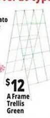 Ocean State Job Lot A frame trellis green offer