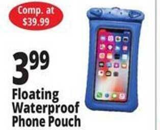 Ocean State Job Lot Floating waterproof phone pouch offer