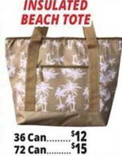 Ocean State Job Lot Insulated beach tote offer