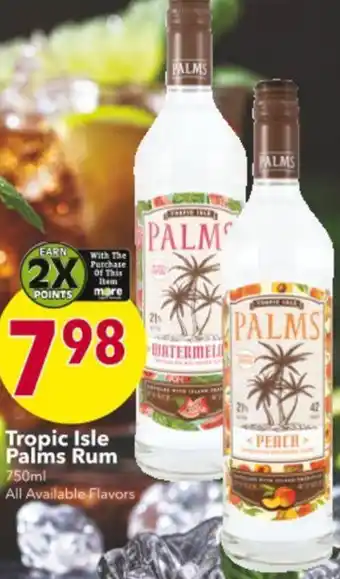 Tropic Isle Palms Rum 750ml