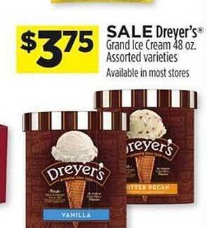 Dollar General Dreyer's grand ice cream offer