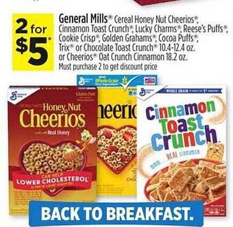 Dollar General General mills cereal offer