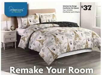 Family Dollar Interiors by design comforter set queen offer