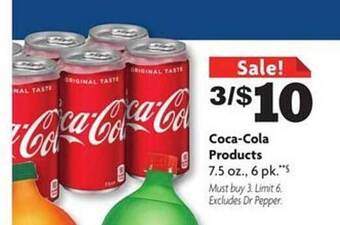 Family Dollar Coca-cola products offer
