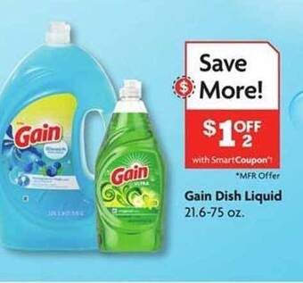 Family Dollar Gain dish liquid offer